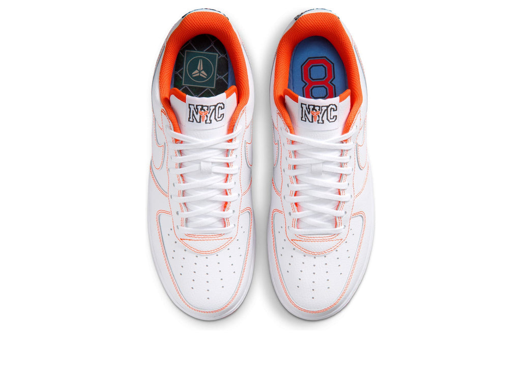 Kobe x Nike Air Force 1 Low Protro in White / Safety Orange