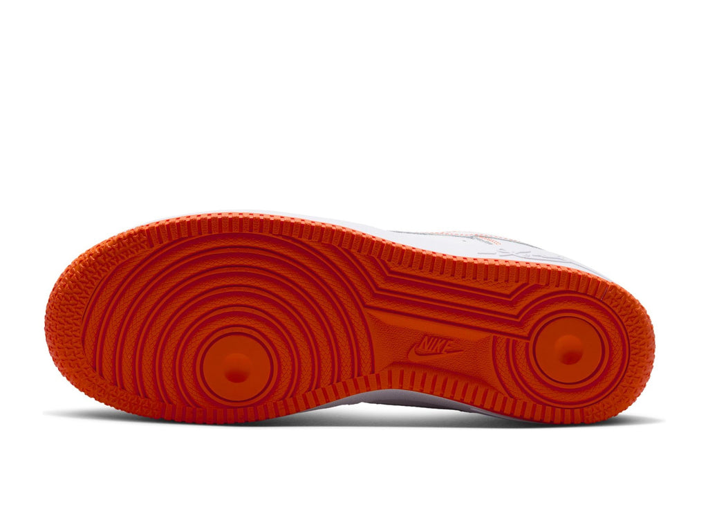 Kobe x Nike Air Force 1 Low Protro in White / Safety Orange