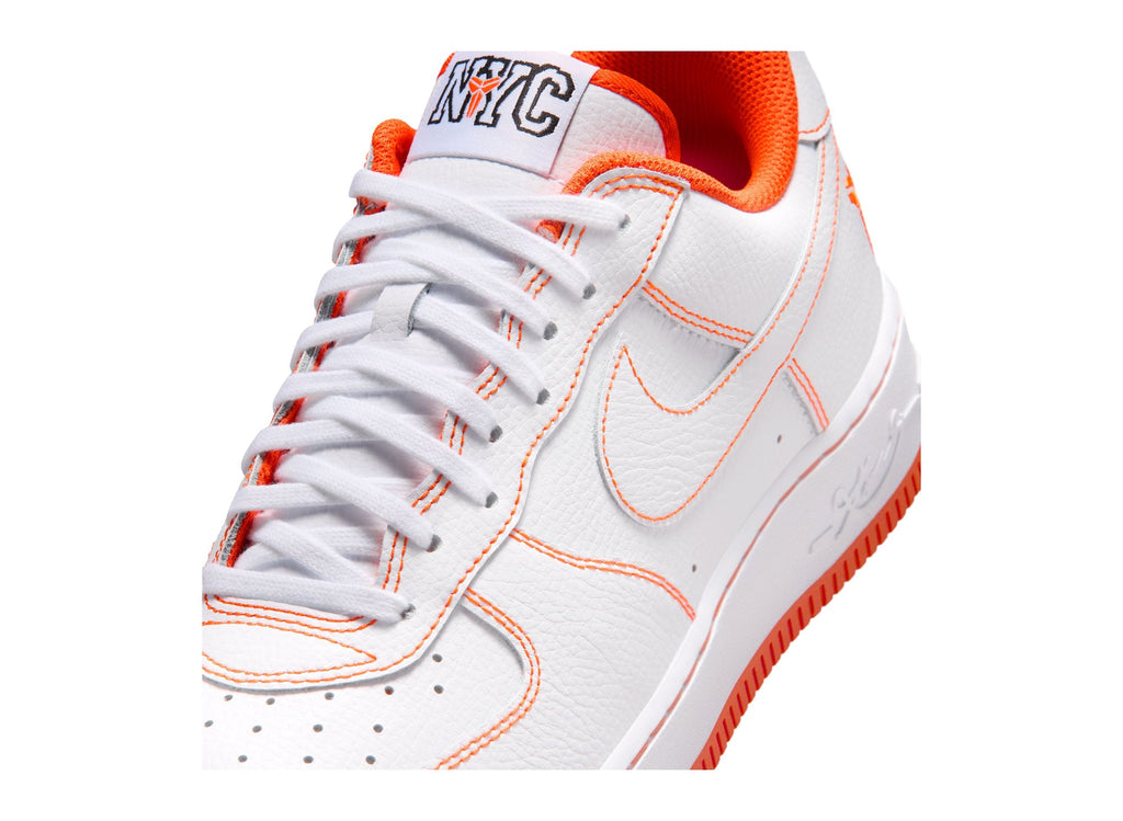Kobe x Nike Air Force 1 Low Protro in White / Safety Orange