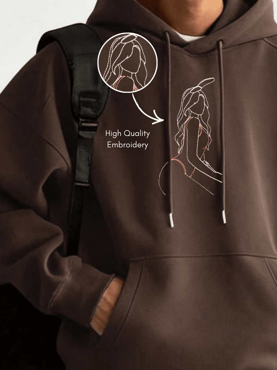 Spicy Custom Embroidered Photo Hoodie
