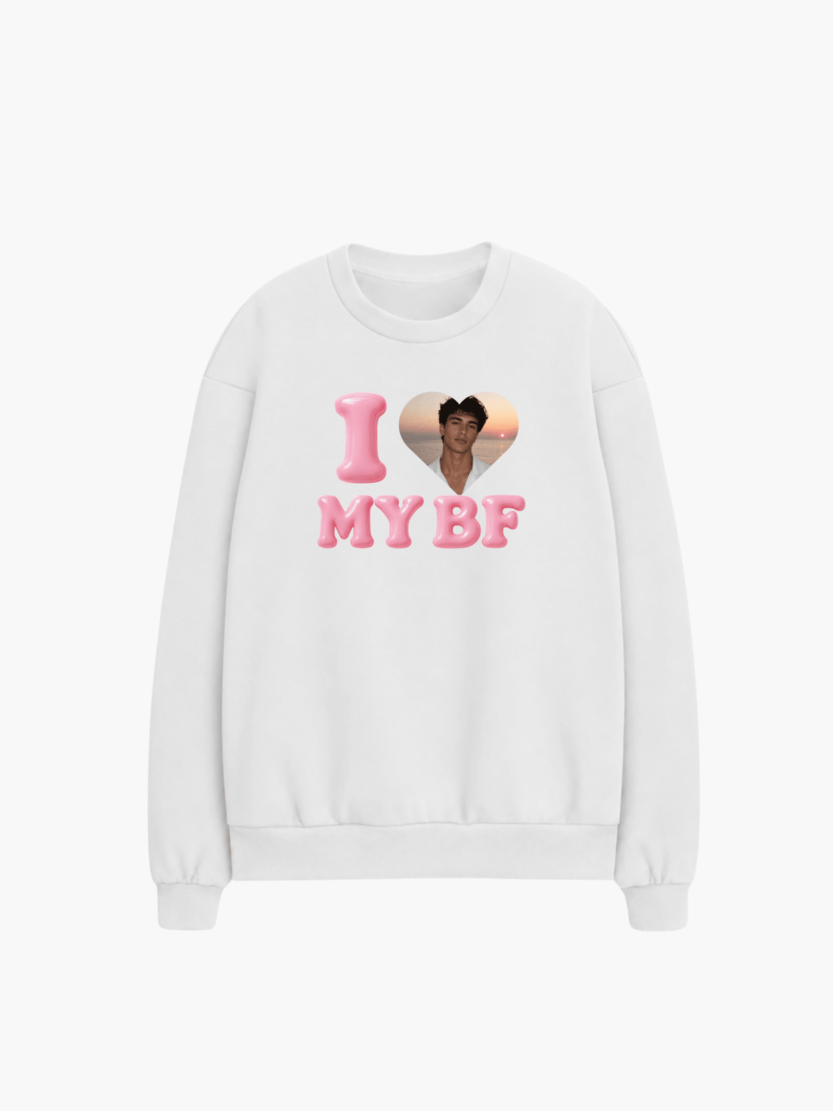 I Love My BF/GF Custom Photo Shirt