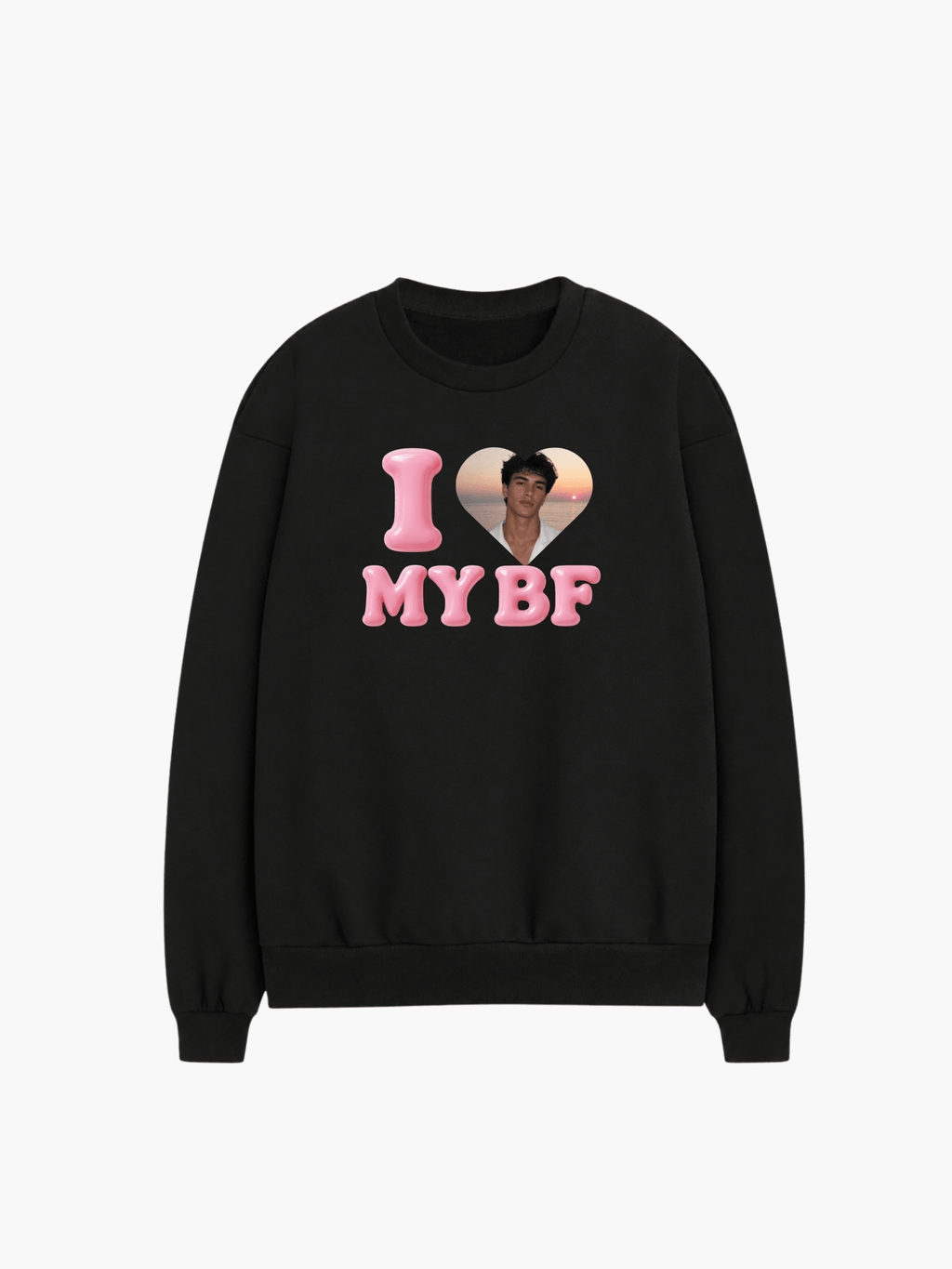 I Love My BF/GF Custom Photo Shirt