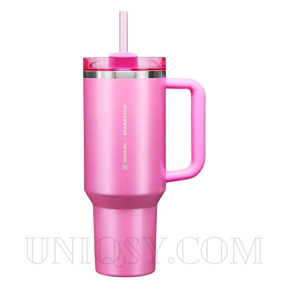 Stanley 40 OZ Tumbler with Handle and Straw Lid - Stainless Steel
