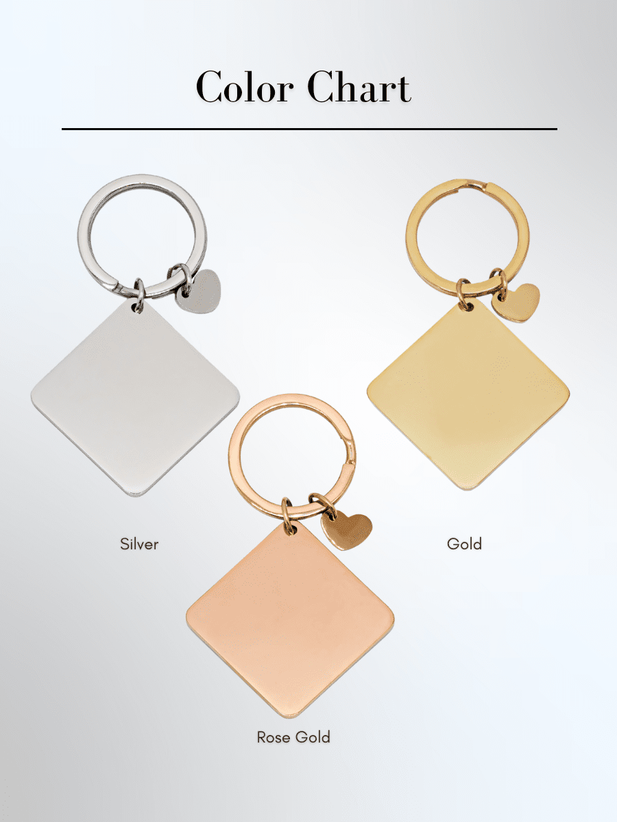 Spicy Custom Engraved Photo Keychain