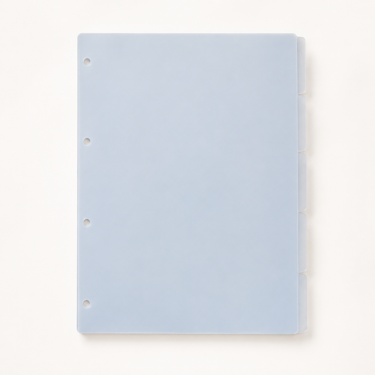 A4  Ring Binder Divider - 4 Hole Planner Tabs