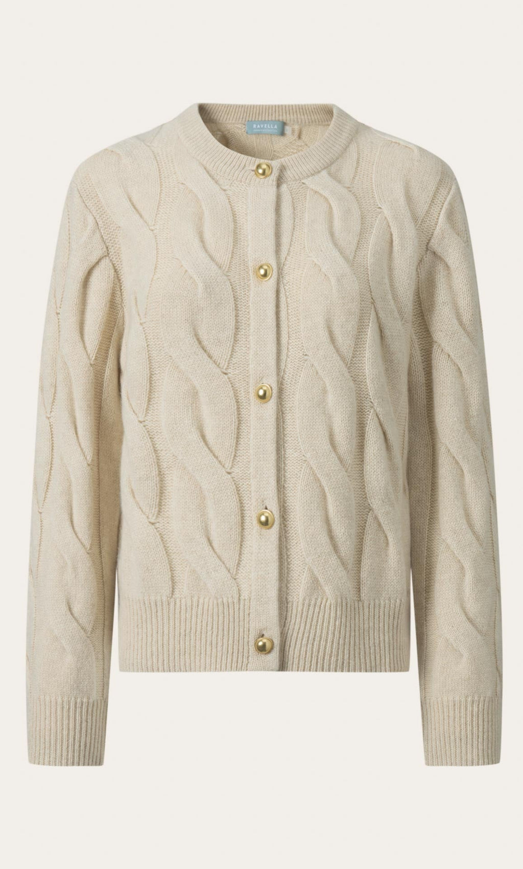 Chamonix Cable Cashmere Cardigan