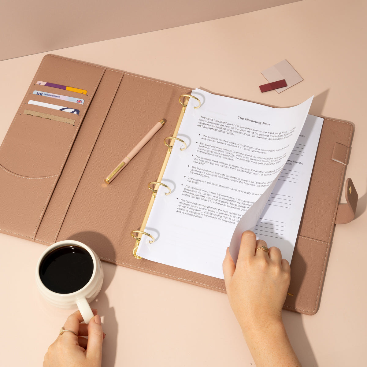 A4 Ring Binder Portfolio Organiser