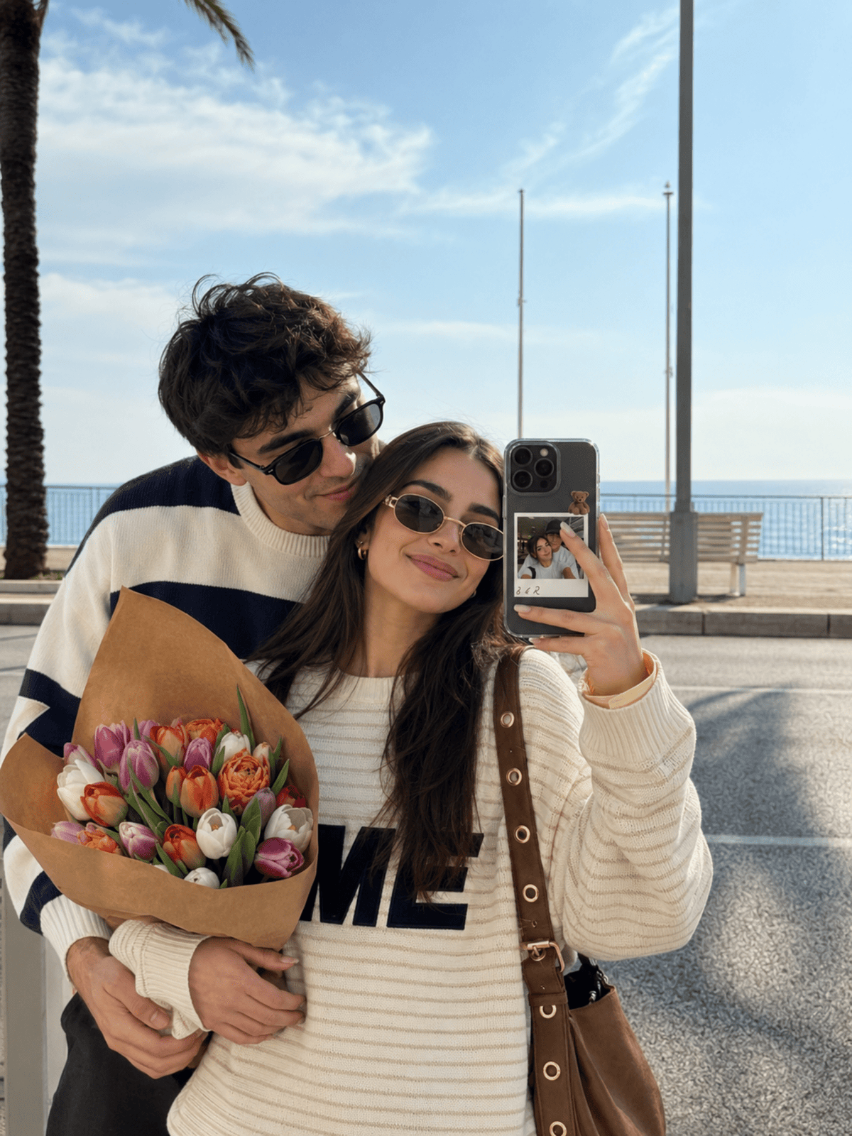Personalized Couple Polaroid  Phone Case
