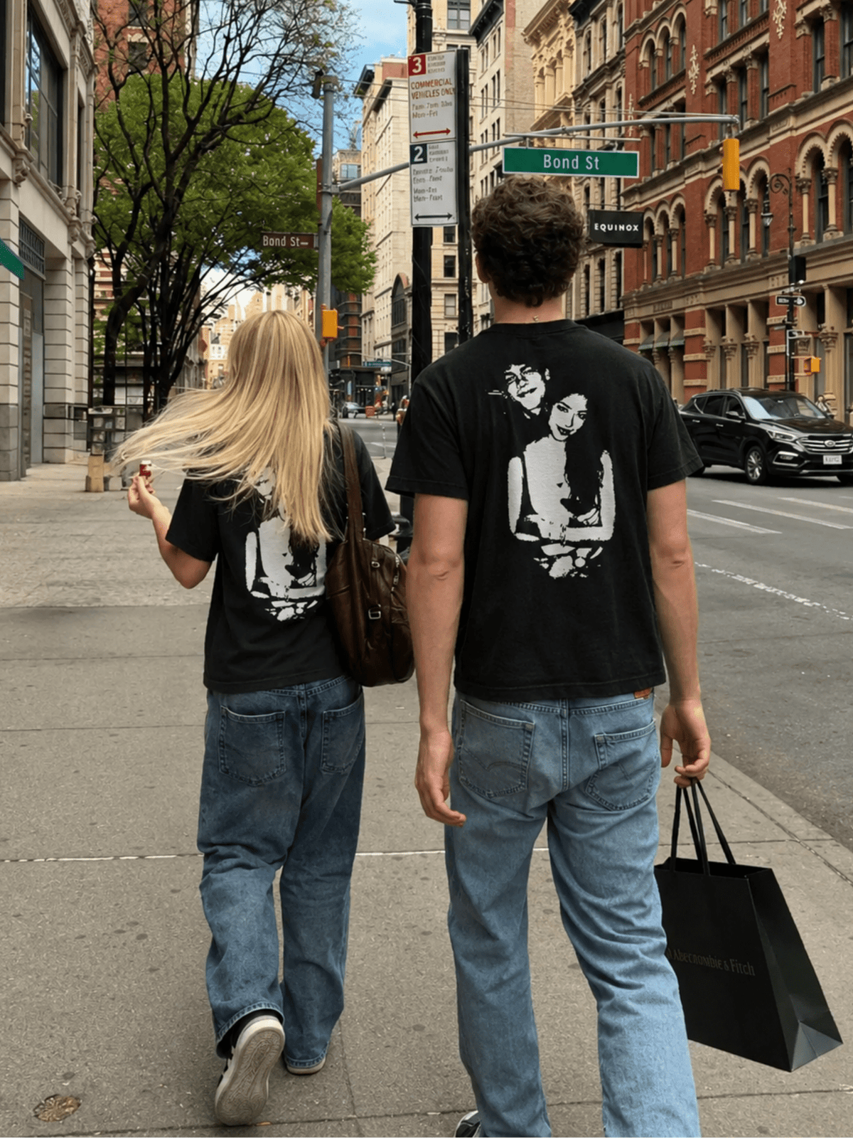 Couple Silhouette Custom Photo Shirt