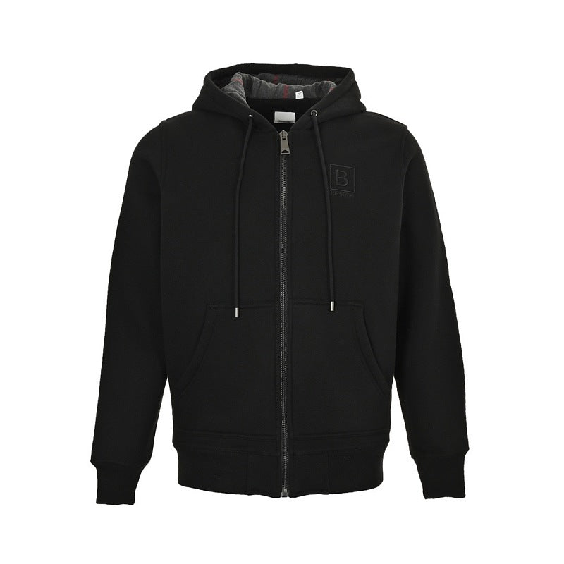 Burberry Check Hooded Sweatshirt