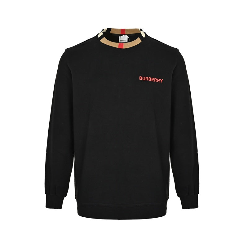 Burberry Checkered Crew-Neck Sweatshirt