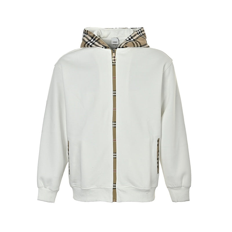 Burberry Check-Panel Jacket