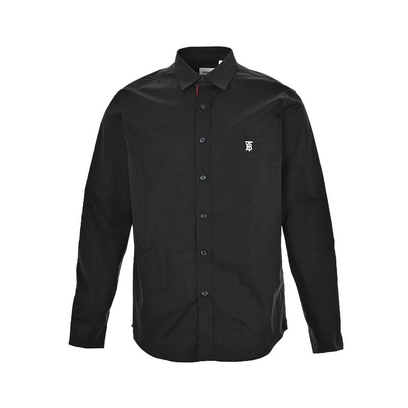 Burberry Classic Shirt with Small Embroidered Logo