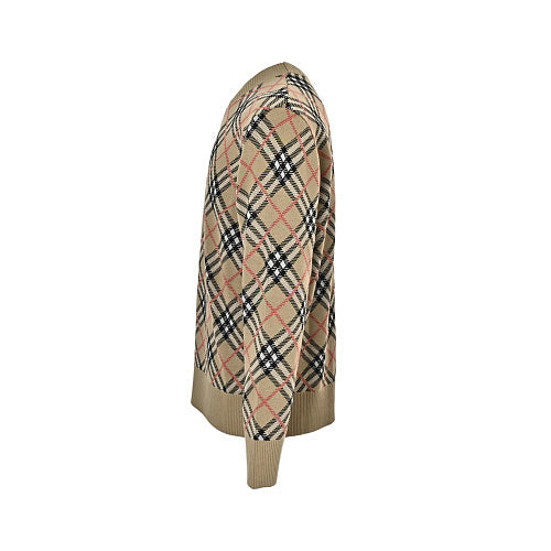 Burberry Argyle Knit Sweater