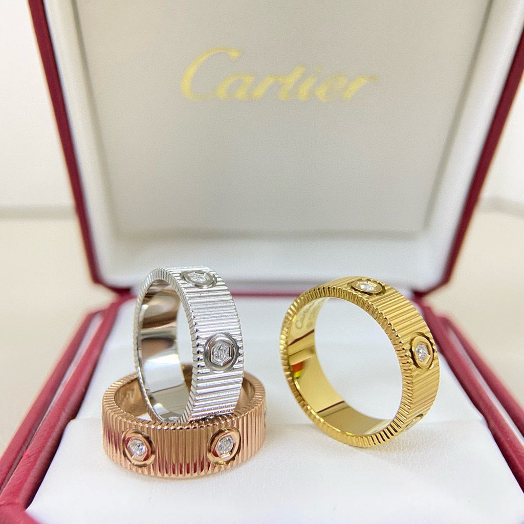 14K Gold-Plated Cartier Unisex Ring
